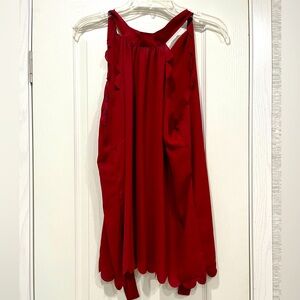 Tank top. Large. Tie neck.